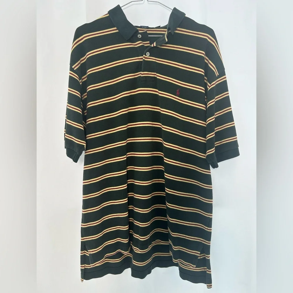 VTG RALPH LAUREN classic fit Striped Polo SHIRT